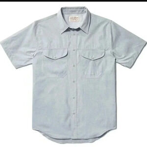FILSON TWIN LAKES SHORT SLEEVE SPORT SHIRT | BLUE STONE